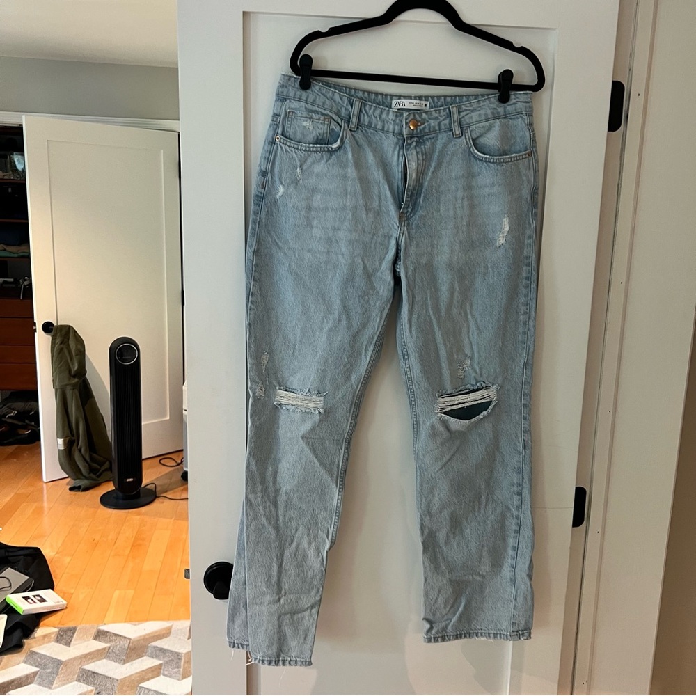 Zara Light Blue Denim Jeans